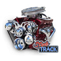 SBC Style Track Pulley Set Alt A/C with P/S