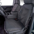 Covercraft 10-12 Dodge Ram Polycotton SeatSaver Custom Front Row Seat Covers - Grey