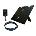 (KIT)PORTABLE POWER BUNDLE: 120W PORTABLE SOLAR PANEL 10A SOLAR CONTROLLER & 8FT SAE ADAPTER CABLE