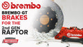 Brembo auto part close-up