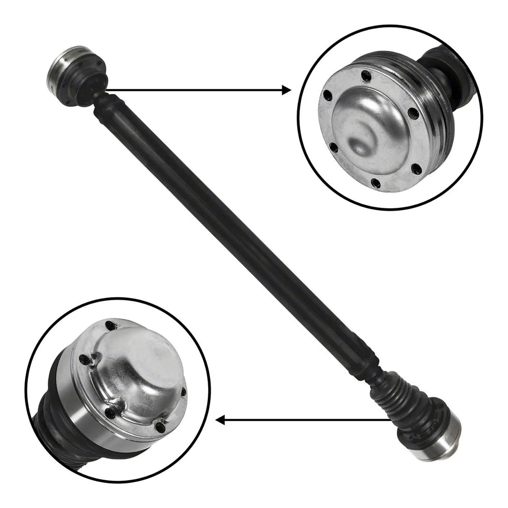 Front Driveshaft Grand Cherokee Commander 34 Flange to Flange Compressed GRAND CHEROKEE COMMANDE