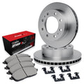 R1 Concepts Brake Rotor- Blank with Optimum Oe Pads Hdw Fits Dodge Ram