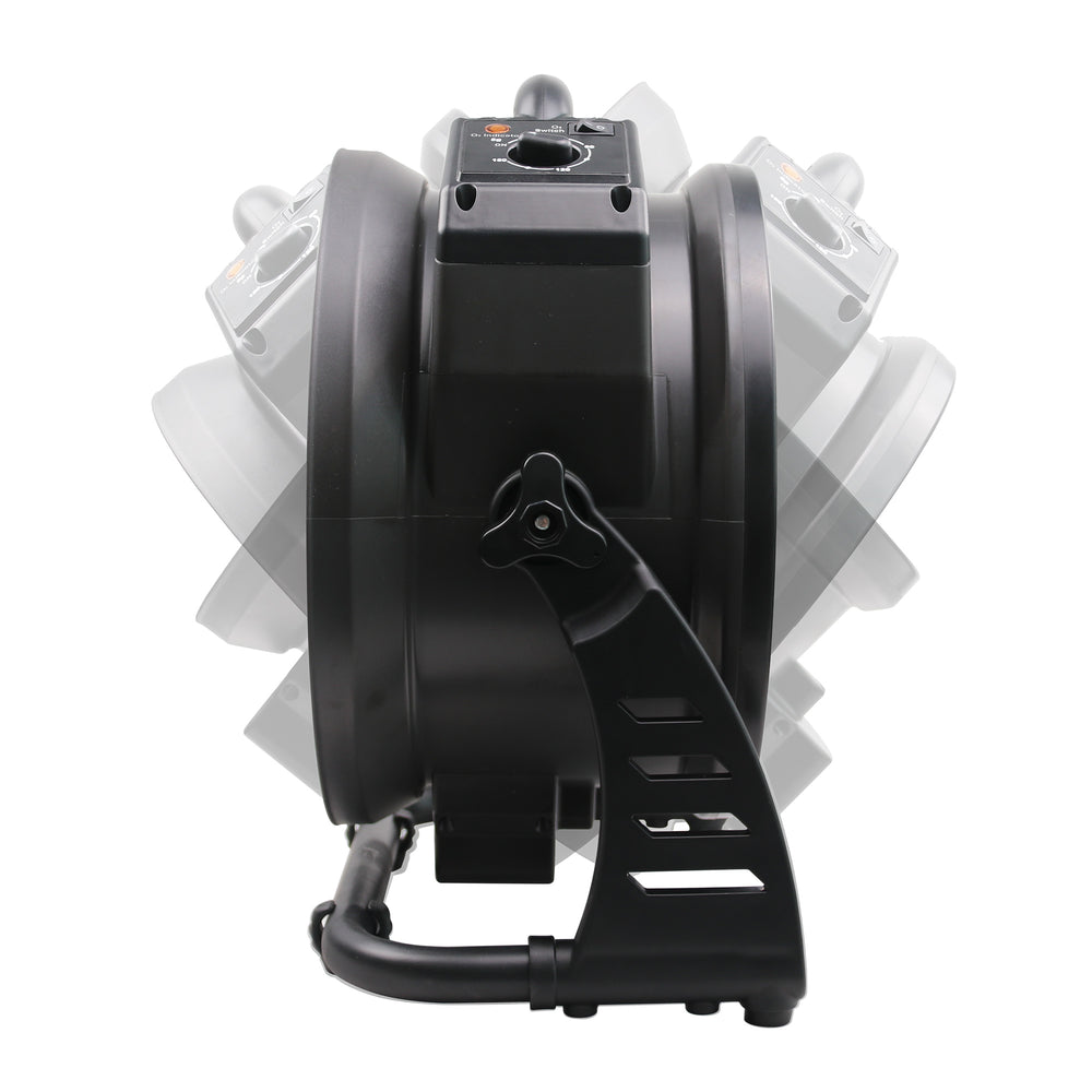 AXIAL AIR MOVER W/ OZONE GENERATOR BLACK