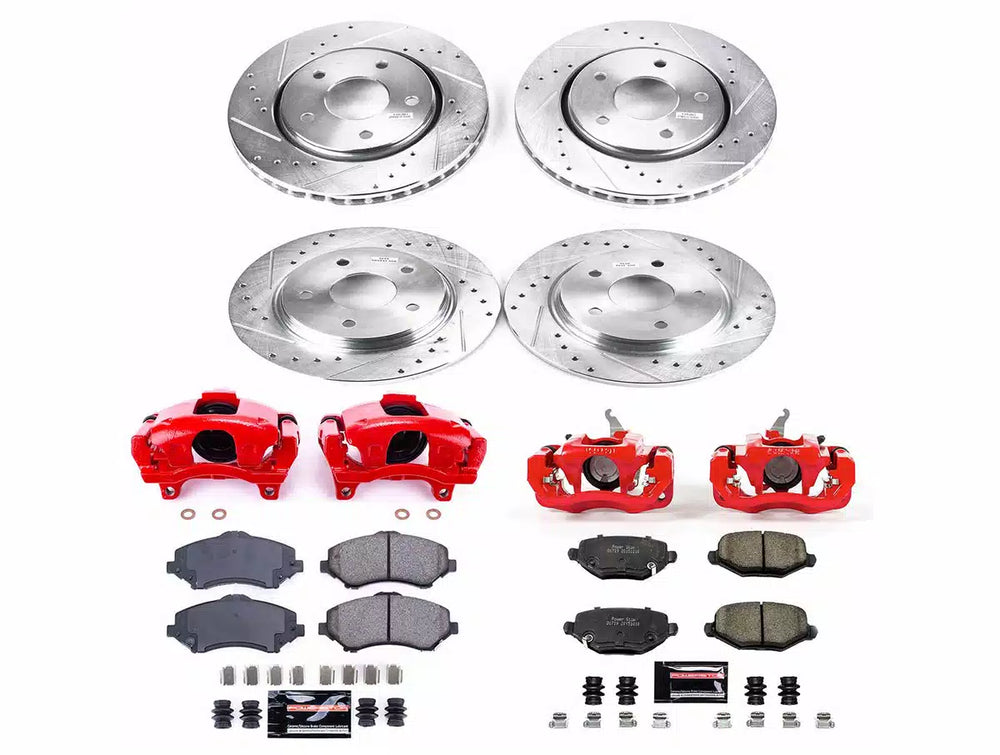 Power Stop 2013 Dodge Journey Front & Rear Z23 Evolution Sport Brake Kit w/Calipers