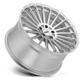 ~(31 lbs. 21X21X11)~ TSW TURBINA 19x9.0 5/114.3 ET20 CB76.1 TITANIUM SILVER W/MIRROR CUT FACE