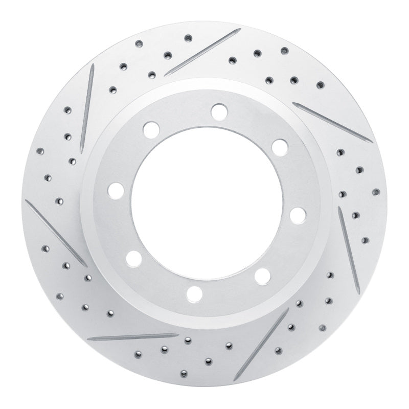 DFC 05-12 Ford F-450 Super Duty Rear Left Drilled & Slotted Geoperformance Rotor