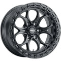 Weld 17x9 Ledge 6 6x135 ET-12 BS 4.50 87.1 Satin Black Wheel / Satin Black Ring