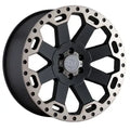 WARLORD 17x8.0 5/120 ET35 CB76.1 MATTE BLK W/MACHINE DARK TINT LIP