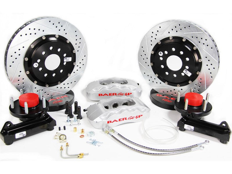 14" Pro+ Brake Sys Frt Slvr 63-67 F100