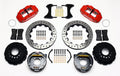 Wilwood Narrow Superlite 4R Rear P-Brk Kit 12.88in Drilled Red Chevy 12 Bolt w/ C-Clips Staggered mt