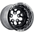 Weld Alpha-1 15x15 / 5x5 BP / 5in. BS Black Wheel - Black Standard Double Beadlock