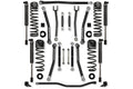 Rock Krawler 2.5 Inch X Factor Pro Elite No Limits Aluminum System - Stage 1 w/ PB J Lower Mid Arms Lift Kit with Shocks JL25PENL-392S1