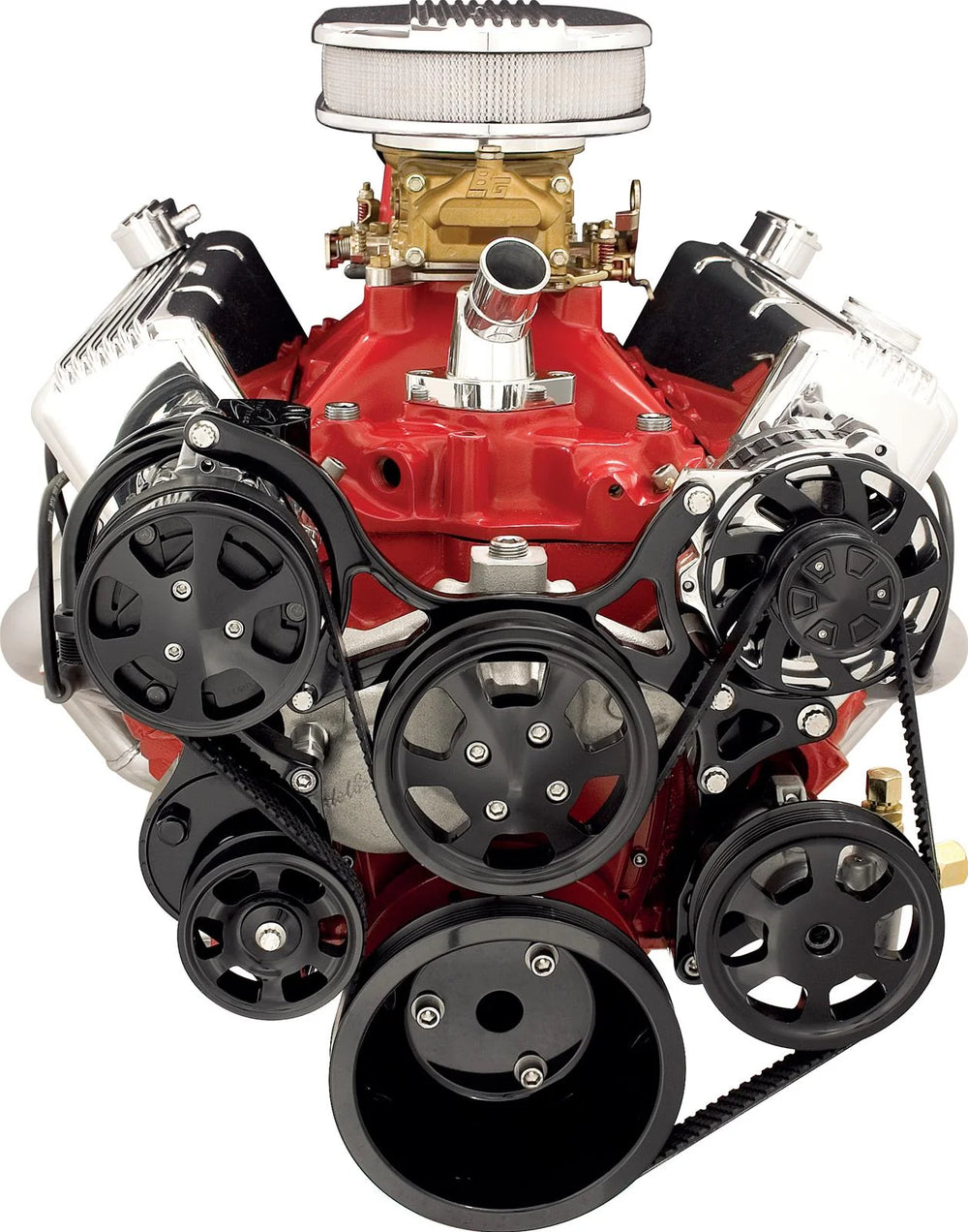 SERP SYS BLACK SB CHEVY W/ P/S & A/