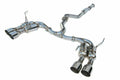 Invidia 22+ Subaru WRX Wagon Gemini R400 Cat-Back Exhaust - Black Tip