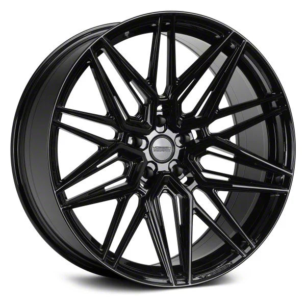 Vossen HF7 - 22x11.5 - ET28 - 5x112 - 66.56 - DEEP - GB - Gloss Black