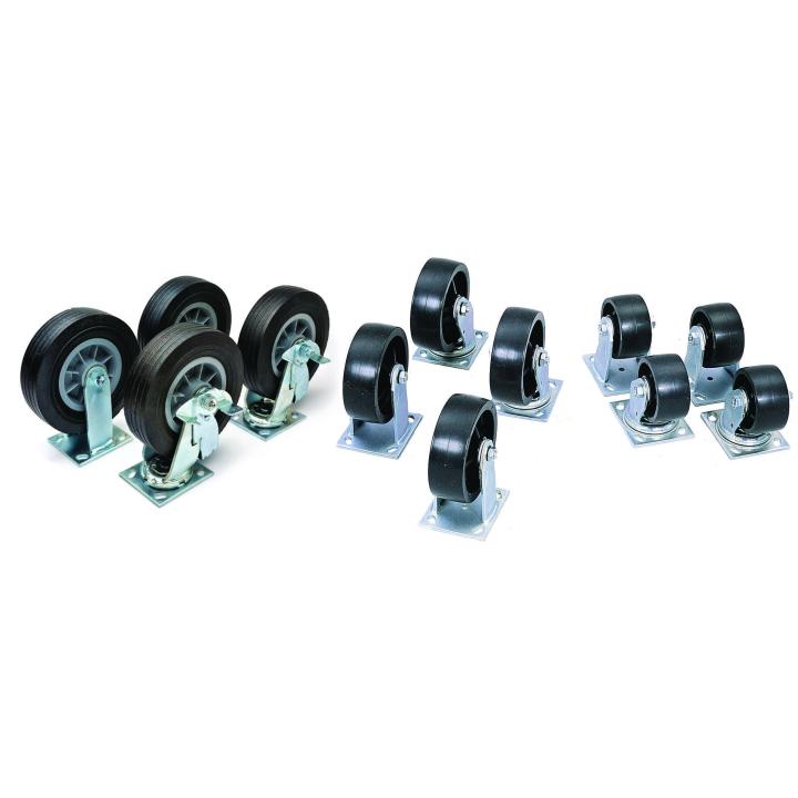 6' CASTERS W/SWIVEL BULK PALLET SET