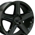 20 IN REPLICA WHEEL JP06 FITS JEEP GRAND CHEROKEE RIM 20X9 BLACK WHEEL