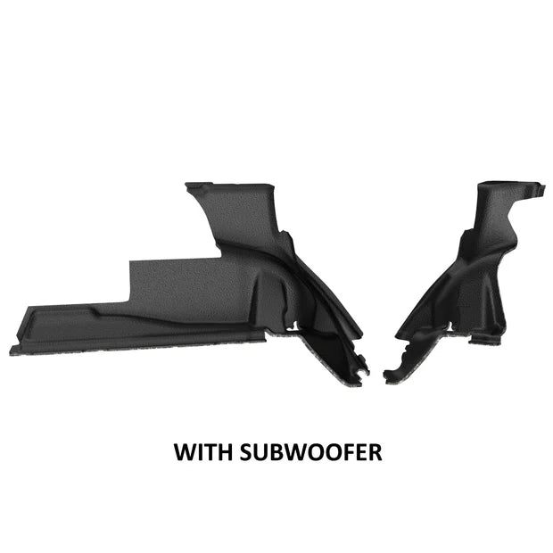 2024-current JLU 4DR wheelhouse covers WITH SUBWOOFER MESA SMOKE