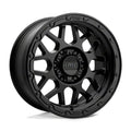 KMC Wheels black auto part