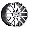 ~(38 lbs. 20X20X11)~ TSW DONINGTON 18x9.5 5/112 ET40 CB72.1 GUNMETAL MIRROR CUT FACE/GUNMETAL LIP