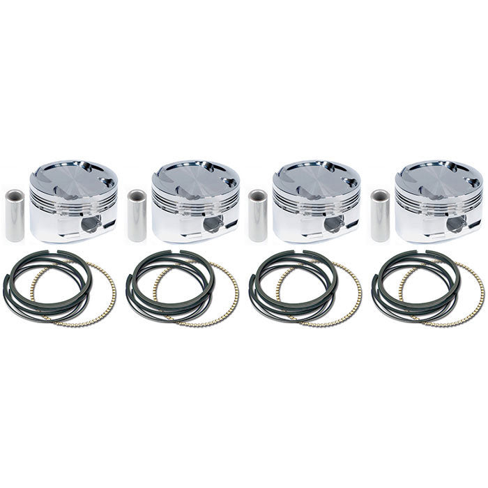 PISTON WITH RINGS