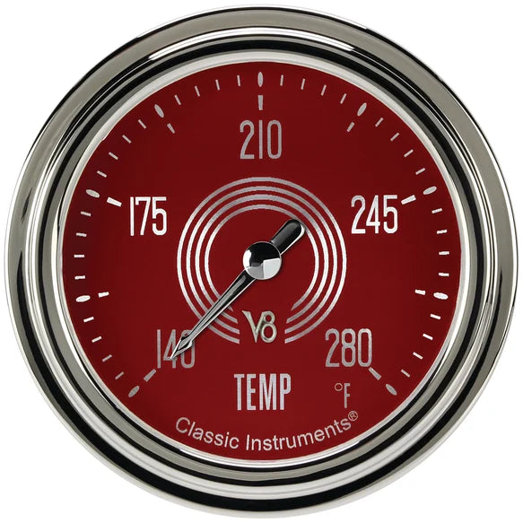 V8 RED STEEL 2 5/8 IN WATER TMP 1/