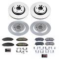 Power Stop 2019 Chevrolet Silverado 1500 Front & Rear Z17 Evolution Geomet Coated Brake Kit