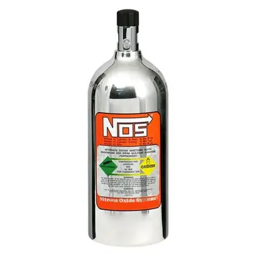 Nitrous Bottle 2.5 Lb Nitrous Bottle W/ Polished Finish & Mini Hi-Flo Valve NOS