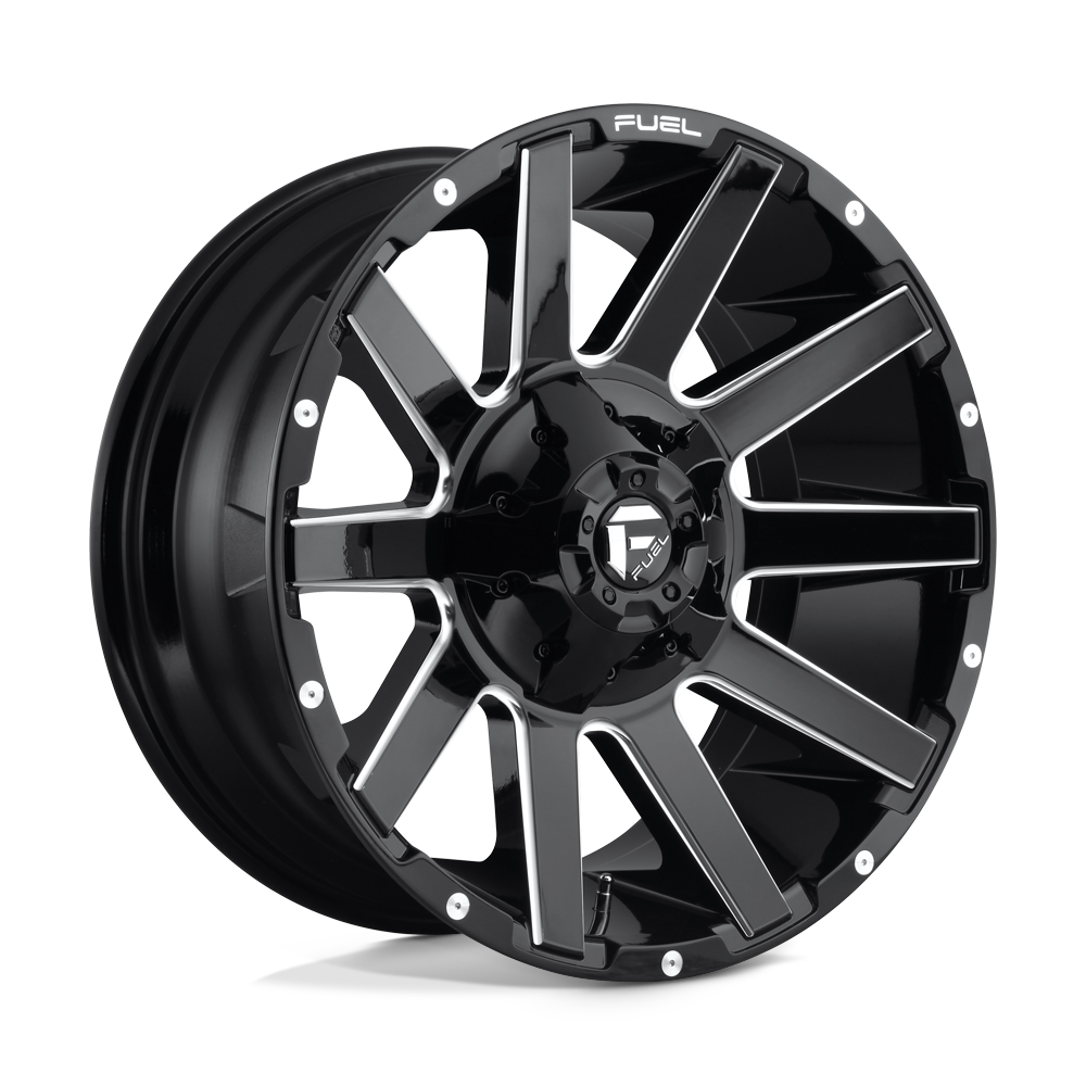 D615 20X9 8X6.5 GL-BLK-MIL 01MM