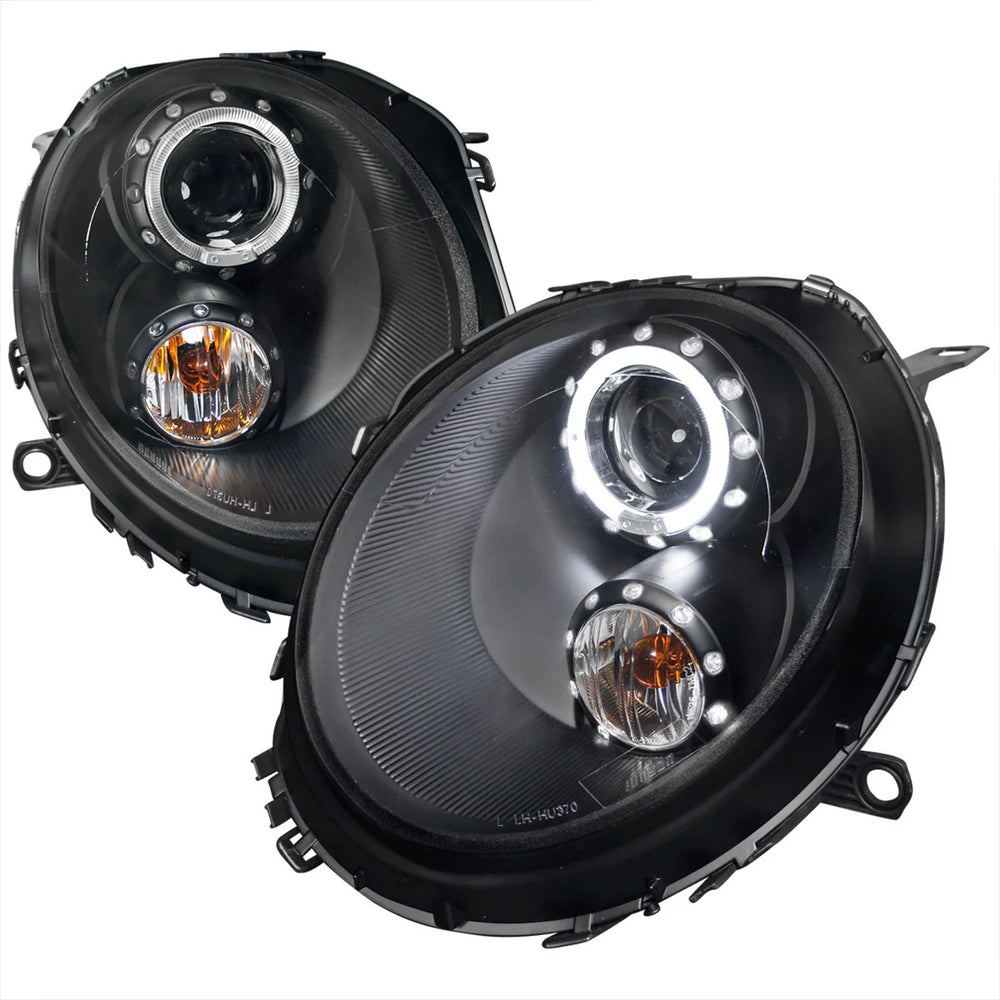 BLACK PROJECTOR HEADLIGHTS WITH LIG