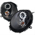 BLACK PROJECTOR HEADLIGHTS WITH LIG