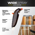 DAP WIDE SPRAY BLACK FOAM 10.5LB