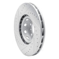 R1 00-03 BMW M5 Left Front Drilled & Slotted Geo-Carbon Rotor