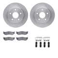 R1 Concepts E- Line Series Brake Rotor with Ceramic Brake Pads Hdw Fits Dodge Durango