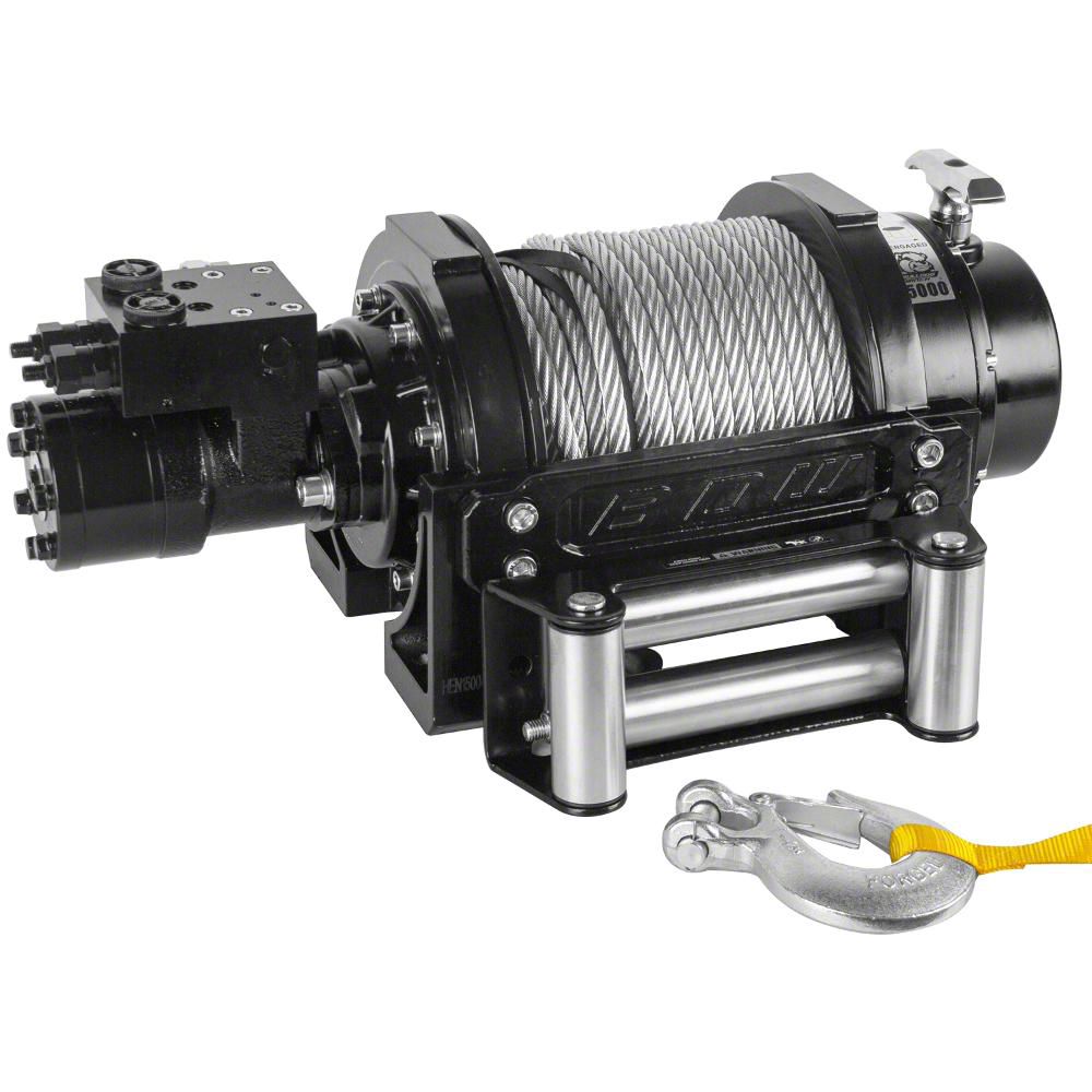 15k Hydraulic Winch w/ 98 wire rope
