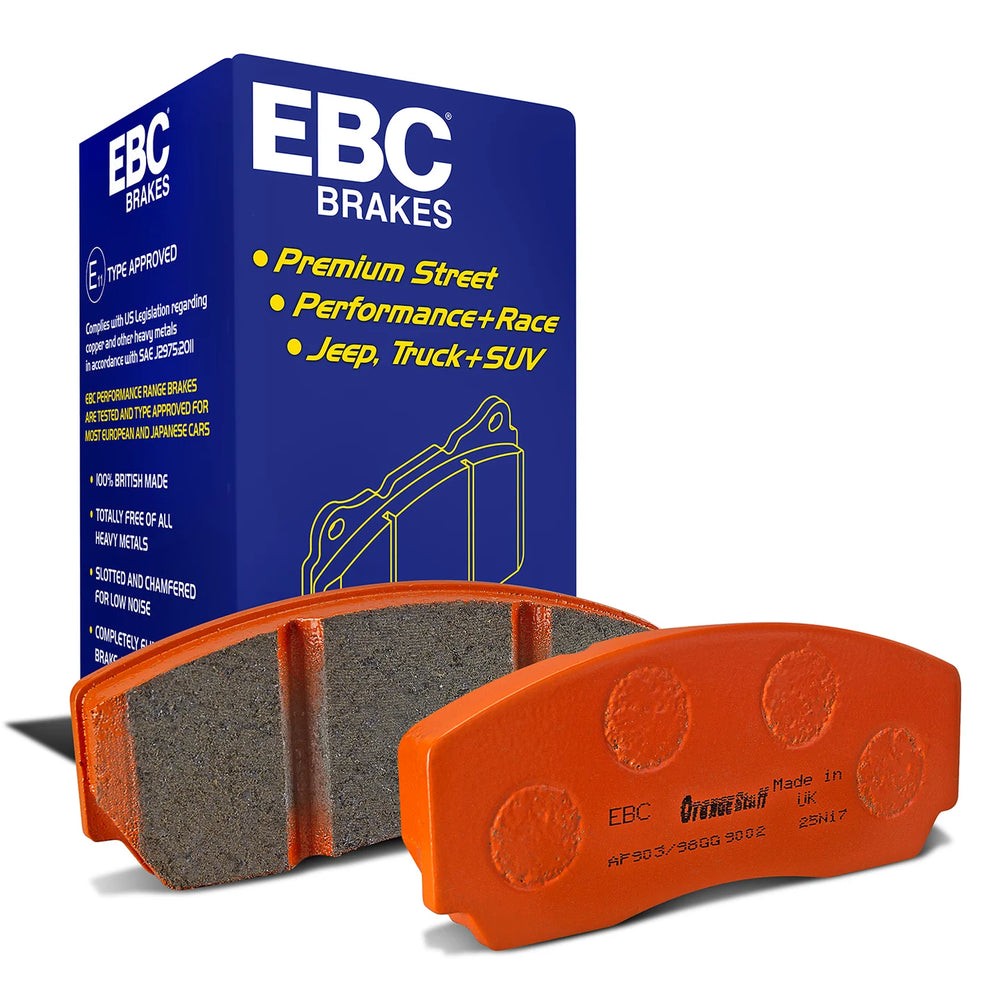 EBC 96-00 Lotus Esprit Turbo 2.0 Turbo GT3 Orangestuff Front Brake Pads