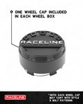 Raceline A12BG Squad 15x7in/4x137 BP/10mm Offset/110.18mm Bore - BLK & Gunmetal Ring Beadlock Wheel