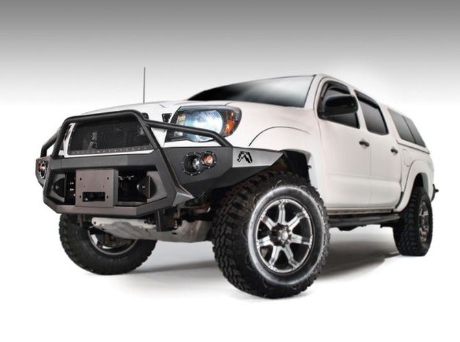 05-11 TACOMA WINCH BUMPER W PRE-RUNNER GUARD MATTE BLACK