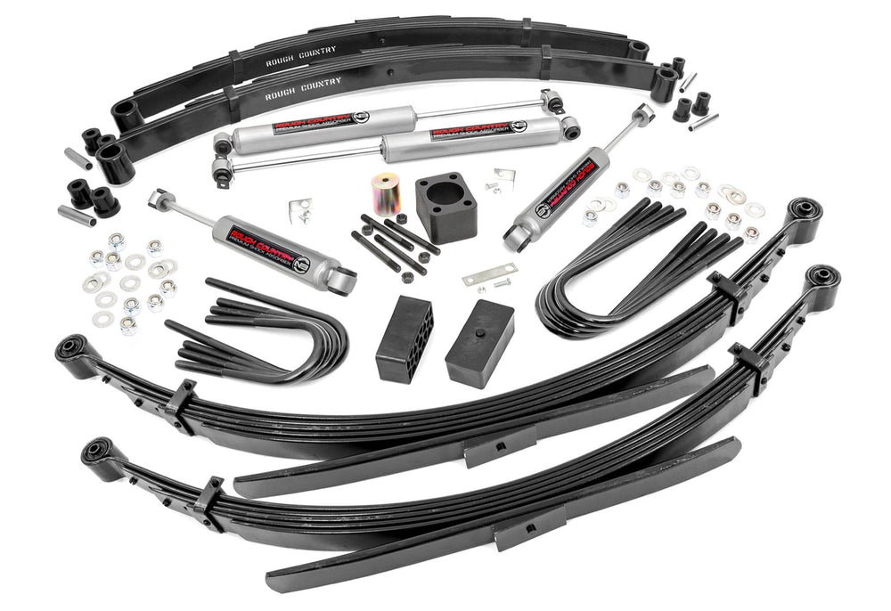 6 Inch Lift Kit Rear Springs Chevy C30 K30 Truck 4WD (1977-1987)