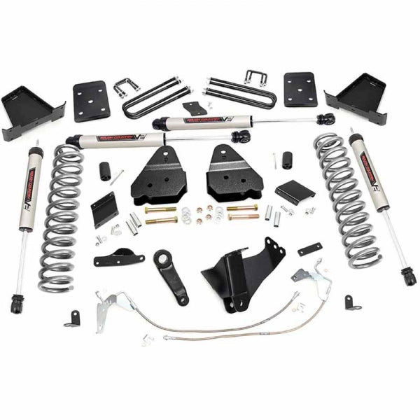 1x 9295 1x 760754 1x 760762 1x 1548BOX1 1x 1564BOX4 6 Inch Lift Kit Diesel No OVLD V2 Ford Super Duty (15-16)