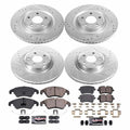 Power Stop 14-18 Audi A6 Front & Rear Z23 Evolution Sport Brake Kit