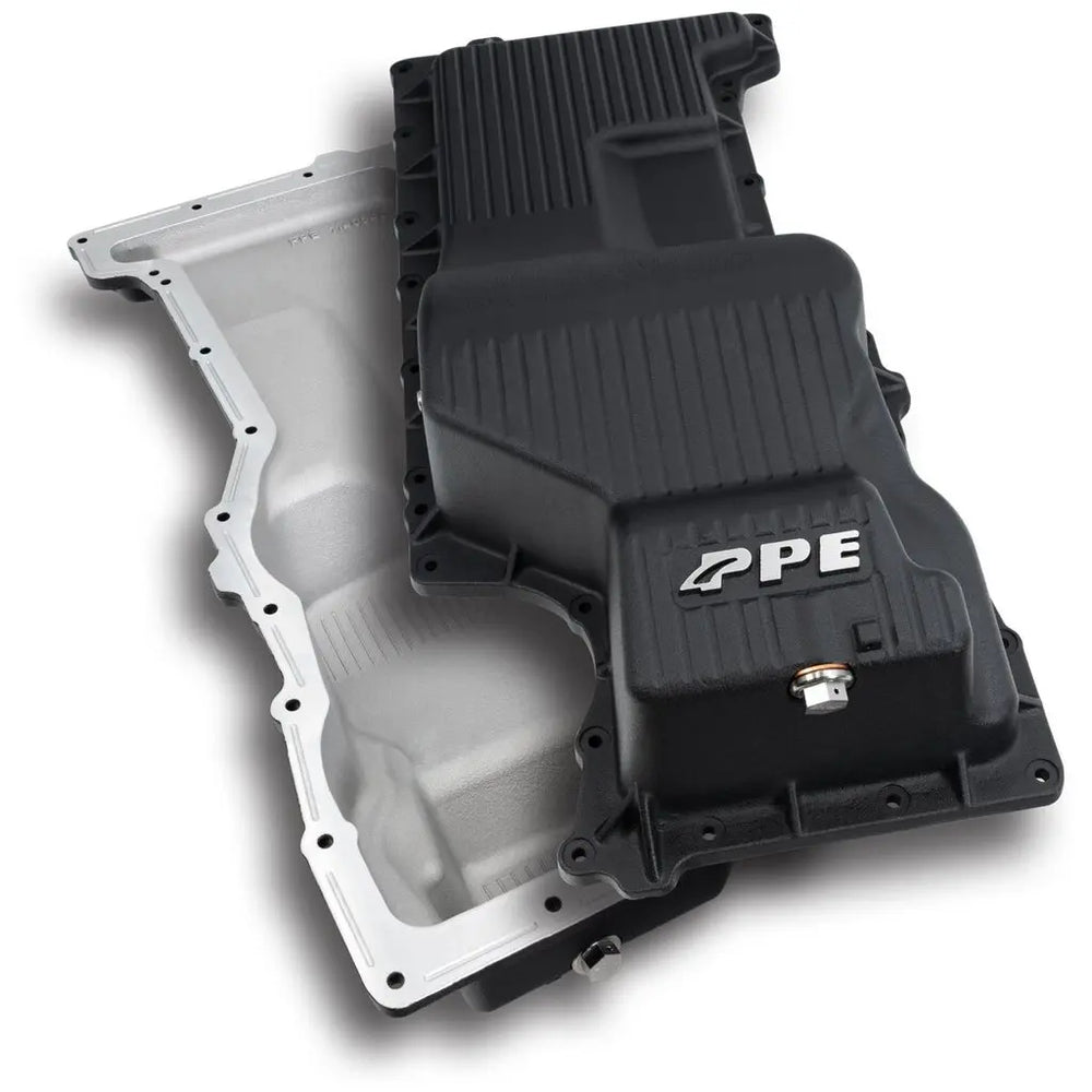 19C SILVERADO/SIERRA 1500/2500/3500 3.0L DEEP ENGINE OIL PAN BLACK