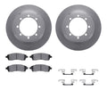 R1 Concepts Brake Rotor- Blank with Optimum Oe Pads Hdw Fits Ford F-350