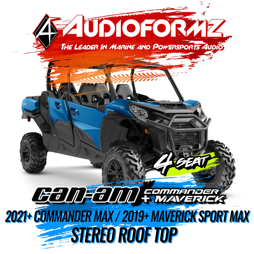 21C CANAM COMMANDER MAX/ 19C MAVERICK SPORT MAX STEREO TOPS (4SEAT) LEVEL 4