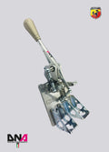 Adjustble short shifter in natural anodized finish with titanium anodizing 695 style knob