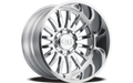 SUMMIT DUALLY FRONT (9110) GLOSS BLACK/MILLED SPOKES 22X8.25 8165.1 115MM 121.3