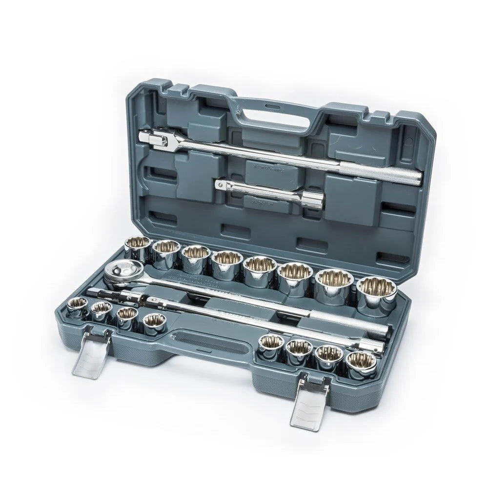 SET 21 PC MECHANICS TOOLS 3/4IN SAE