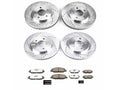 Power Stop 05-10 Ford Mustang Front & Rear Z26 Street Warrior Brake Kit