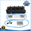 GM LS VALVE COVERS 2-PC FINNED ALUM