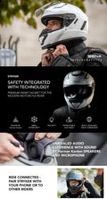 Sena Technologies Stryker Bt Hlmt Gls Wht Lg